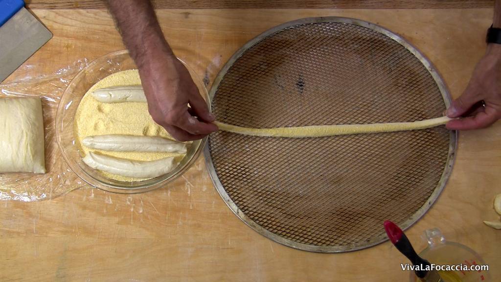 Ricetta Grissini - Stiratura