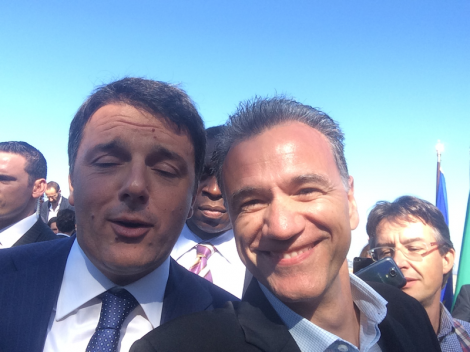 Matteo Renzi e Vittorio Viarengo