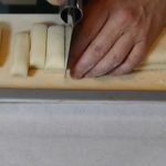 ricetta ventagli sfogliati Taglio