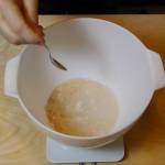 Pizza al Taglio Integrale: mescolare nella ciotola