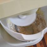 impastatrice al lavoro