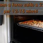 pizza integrale ricetta: il momento di infornare