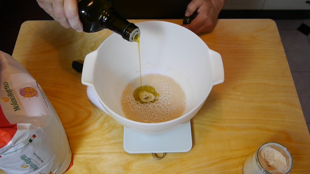 Focaccia secca olio